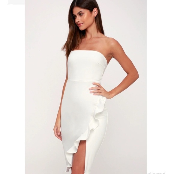 lulus strapless dress